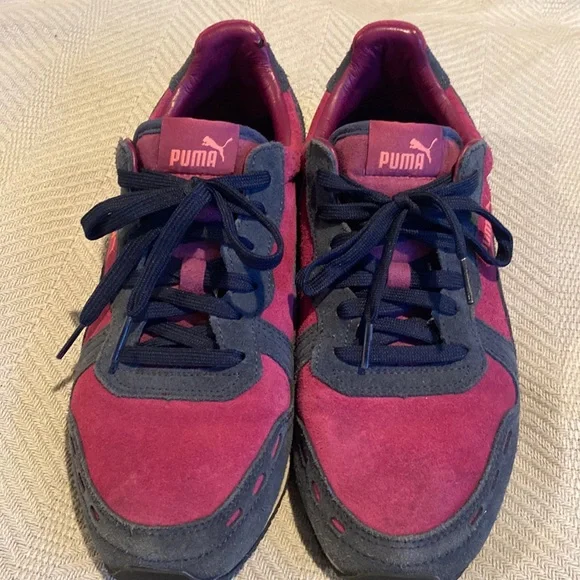 Puma | Shoes | Puma Womens Size Pink And Navy Blue Sneakers  display picture 3